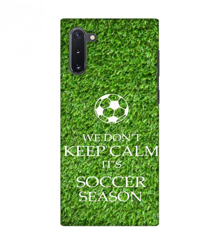 Soccer - We Don't Keep Calm - Green Grass Slim Hard Shell Case For