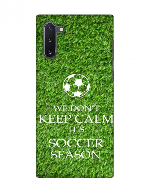 Load image into Gallery viewer, Soccer - We Don&#39;t Keep Calm - Green Grass Slim Hard Shell Case For
