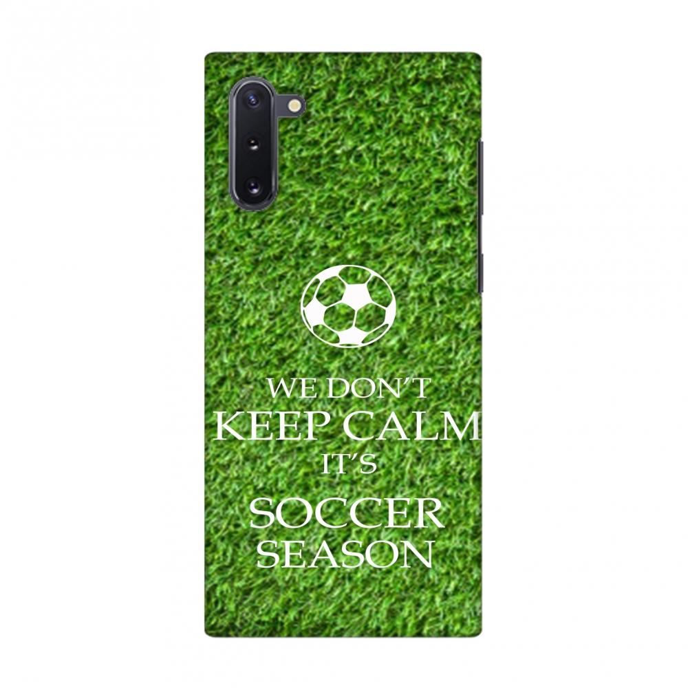 Soccer - We Don't Keep Calm - Green Grass Slim Hard Shell Case For