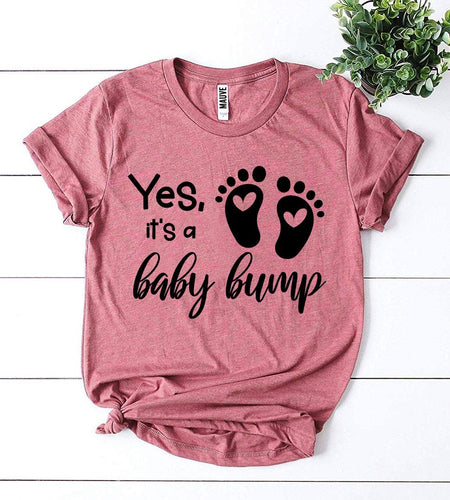 Yes It’s a Baby Bump T-shirt