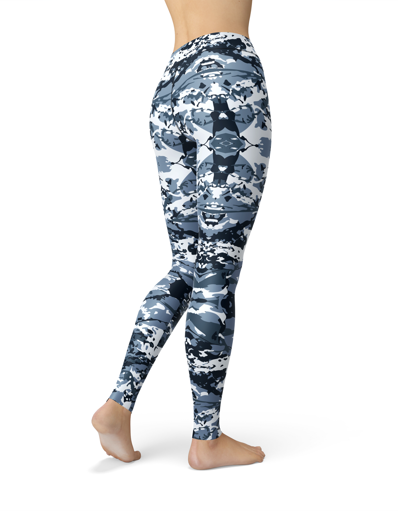 Jean Navy Camo Leggings